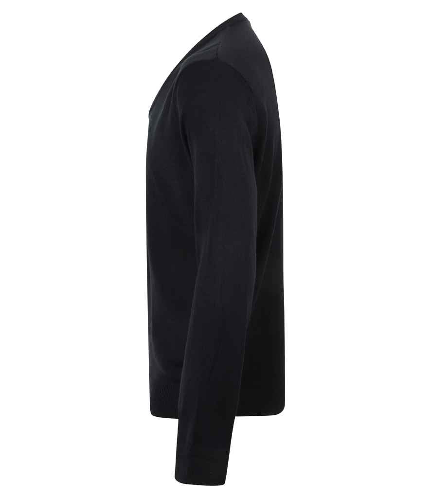 Henbury Lightweight Cotton Acrylic V Neck Sweater - Pierre Francis