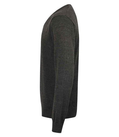 Henbury - Lightweight Cotton Acrylic V Neck Sweater - Pierre Francis