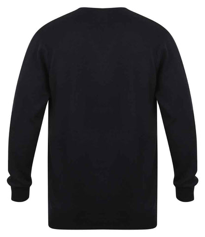 Henbury Lightweight Cotton Acrylic V Neck Sweater - Pierre Francis