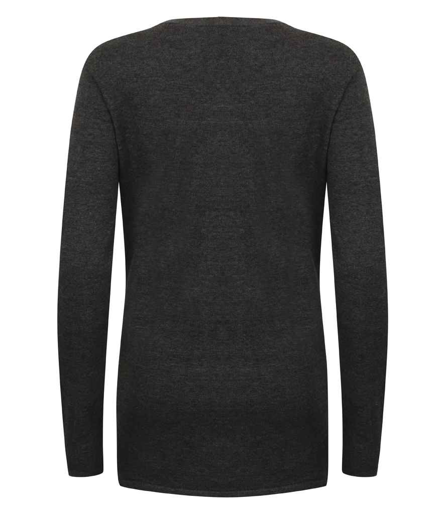 Henbury - Ladies Cotton Acrylic V Neck Cardigan - Pierre Francis