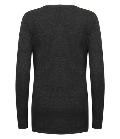 Henbury - Ladies Cotton Acrylic V Neck Cardigan - Pierre Francis