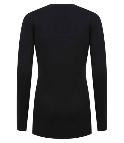 Henbury - Ladies Cotton Acrylic V Neck Cardigan - Pierre Francis