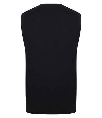Henbury - Lightweight Sleeveless Cotton Acrylic V Neck Sweater - Pierre Francis