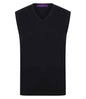 Henbury - Lightweight Sleeveless Cotton Acrylic V Neck Sweater - Pierre Francis