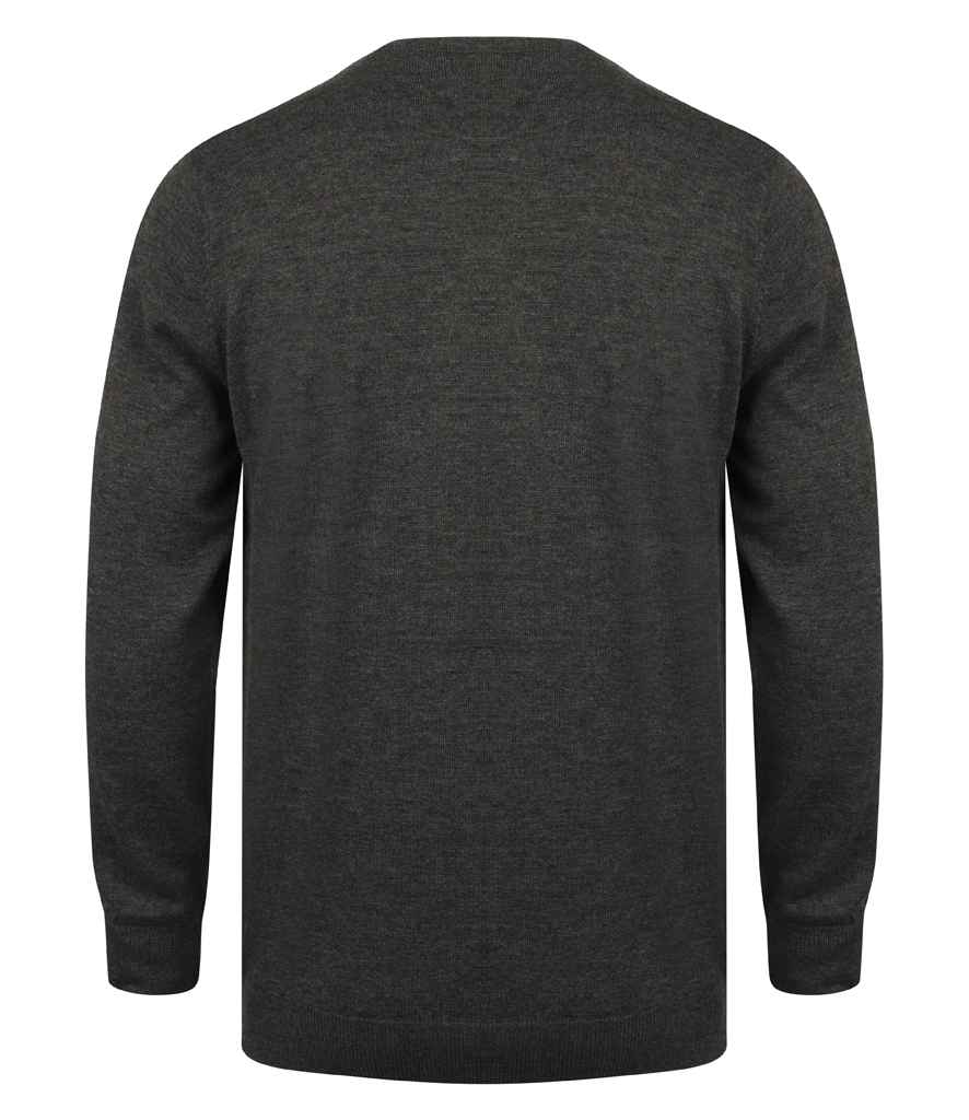 Henbury - Lightweight Cotton Acrylic Crew Neck Sweater - Pierre Francis