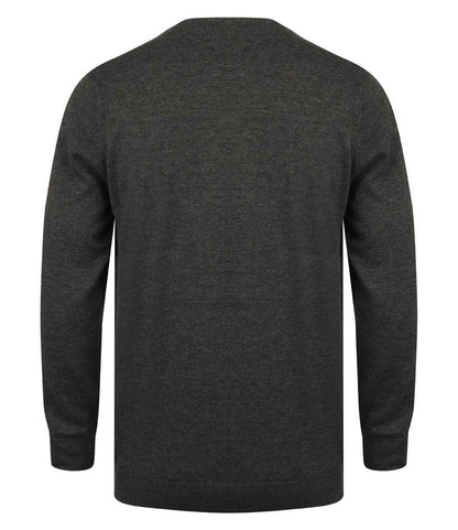 Henbury - Lightweight Cotton Acrylic Crew Neck Sweater - Pierre Francis