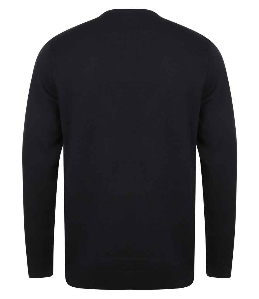 Henbury - Lightweight Cotton Acrylic Crew Neck Sweater - Pierre Francis