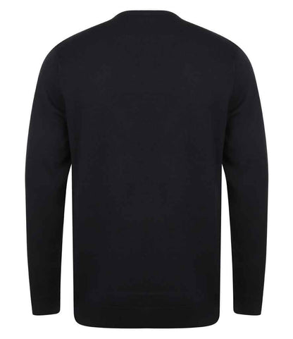 Henbury - Lightweight Cotton Acrylic Crew Neck Sweater - Pierre Francis
