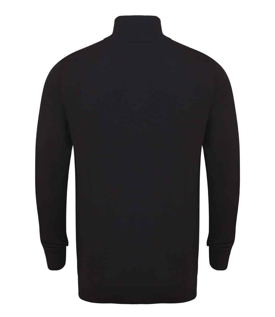 Henbury - Zip Neck Sweater