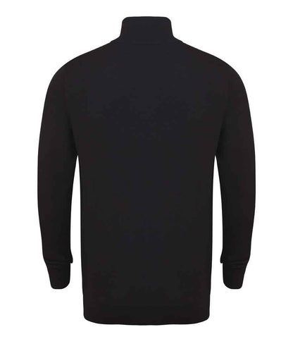 Henbury - Zip Neck Sweater - Pierre Francis