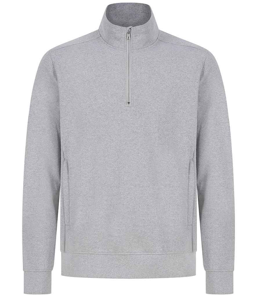 Henbury - Unisex Sustainable 1/4 Zip Sweatshirt - Pierre Francis