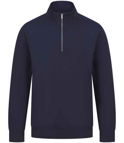 Henbury - Unisex Sustainable 1/4 Zip Sweatshirt - Pierre Francis