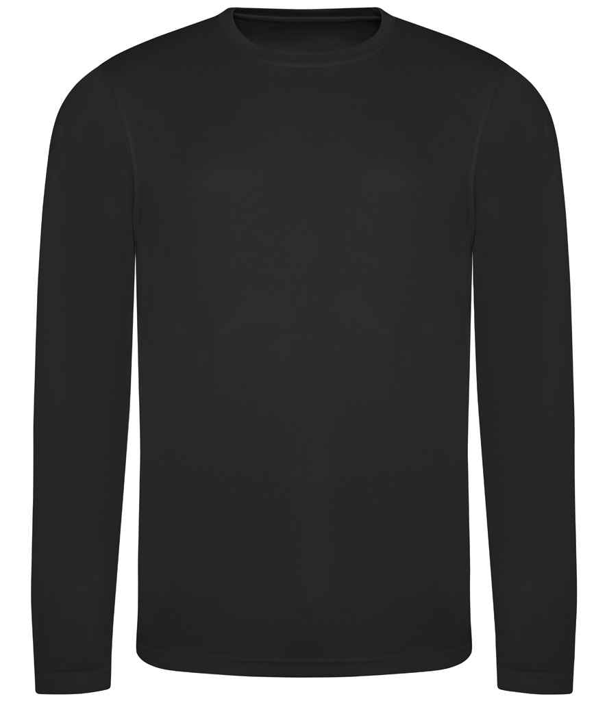 AWDis - Cool Long Sleeve Wicking T-Shirt - JC002 JBK S