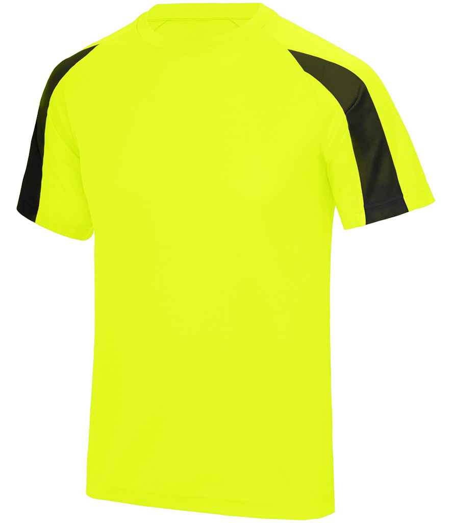 AWDis - Cool Contrast Wicking T-Shirt - JC003 EY/JB S