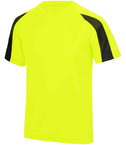 AWDis - Cool Contrast Wicking T-Shirt - JC003 EY/JB S