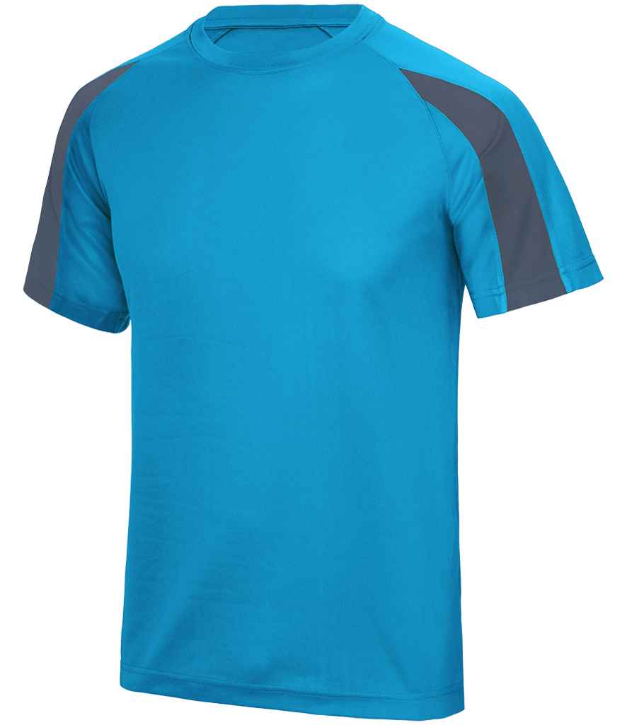 AWDis - Cool Contrast Wicking T-Shirt - JC003 SA/CH S
