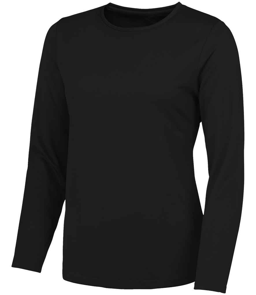 AWDis - Ladies Cool Long Sleeve T-Shirt - JC012 JBK XS