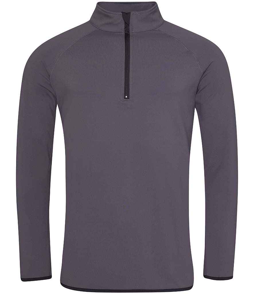 AWDis - Sweat-shirt cool à demi-zip