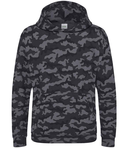 AWDis - Kids Camo Hoodie - JH014B BKC 3-4