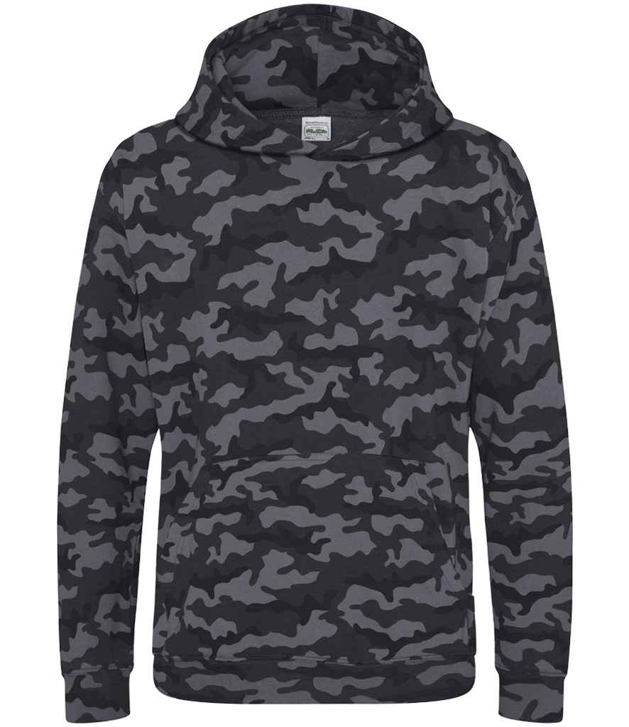 AWDis - Dziecięca bluza z kapturem moro