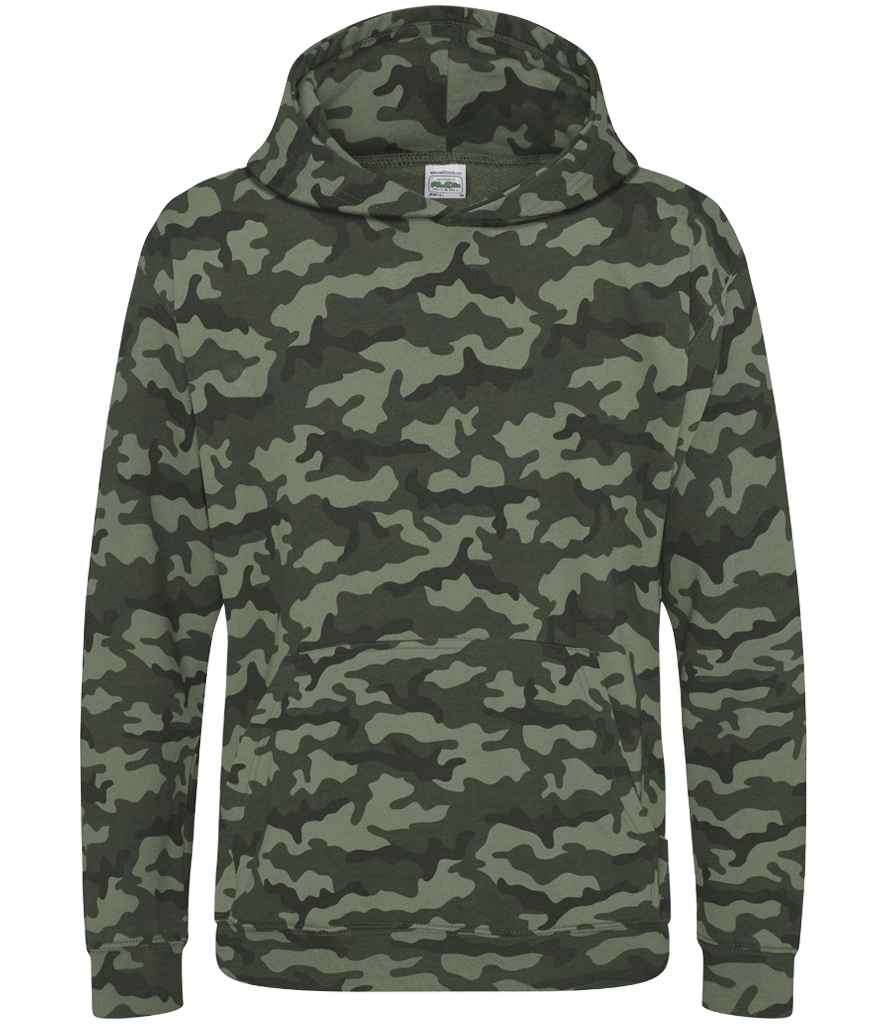 AWDis - Kids Camo Hoodie - JH014B BKC 3-4