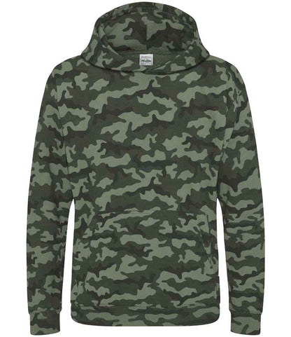 AWDis - Kids Camo Hoodie - JH014B BKC 3-4