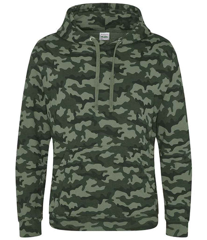 AWDis - Camo Hoodie - JH014 BKC XS
