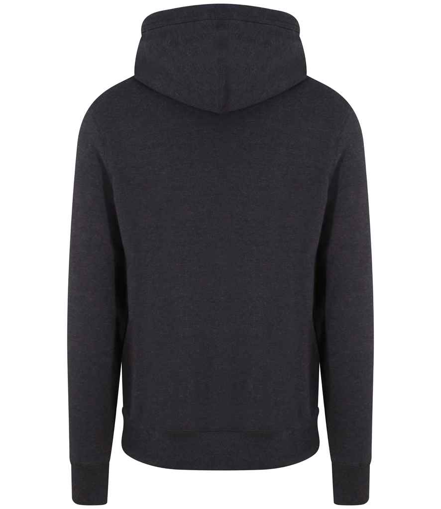 AWDis - Cross Neck Hoodie - Black Smoke (Back)