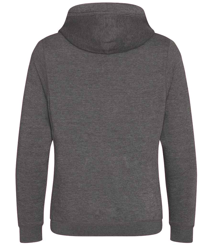 AWDis - Cross Neck Hoodie - Charcoal (Back)