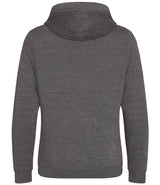AWDis - Cross Neck Hoodie - Charcoal (Back)