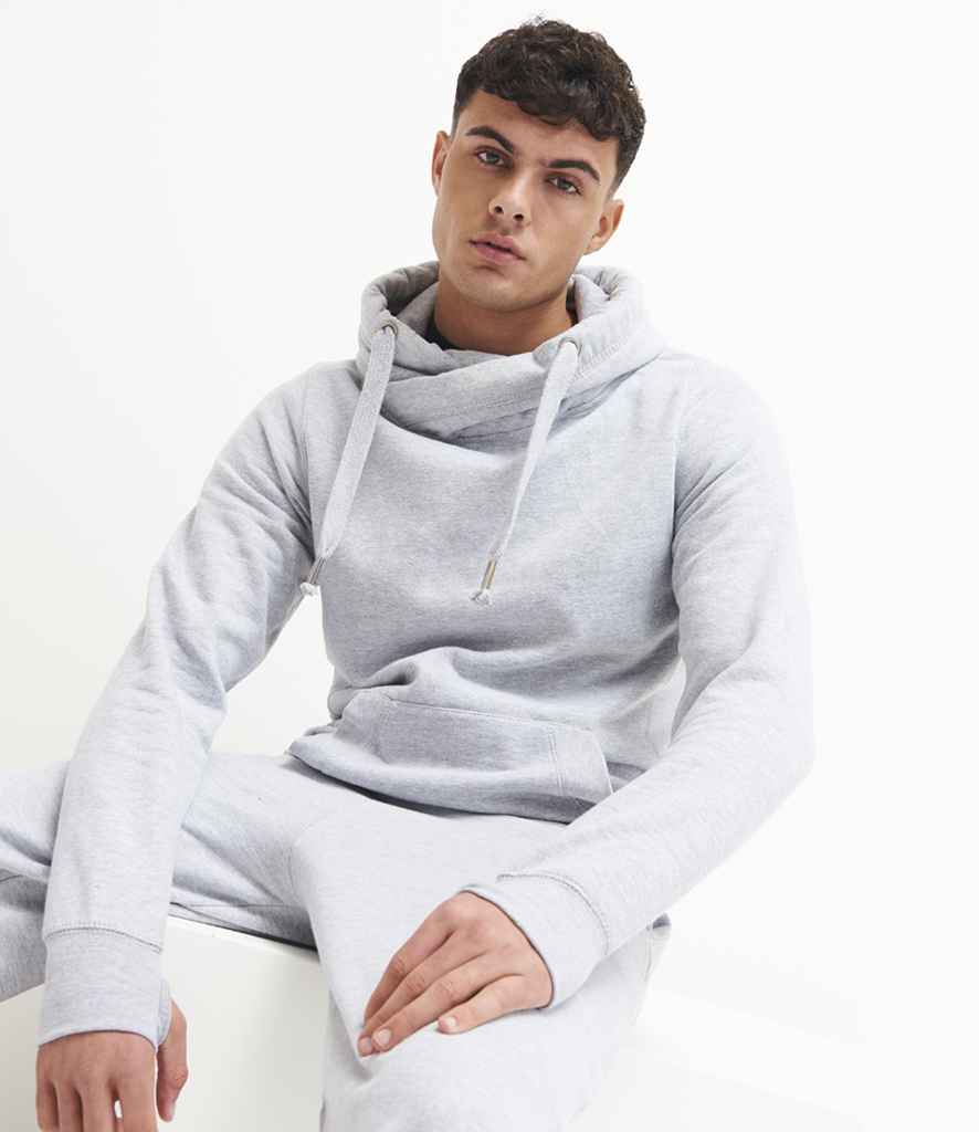 AWDis - Cross Neck Hoodie - Pierre Francis