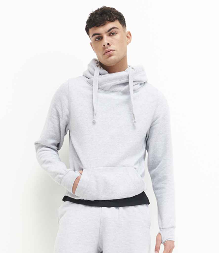 AWDis - Cross Neck Hoodie - Pierre Francis