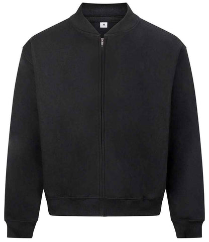 AWDis Signature Heavyweight Bomber Sweat Jacket - JH124 DBK XS