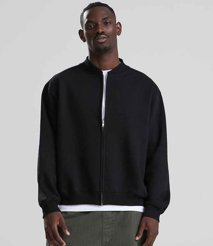 AWDis Signature Heavyweight Bomber Sweat Jacket - JH124 DBK XS