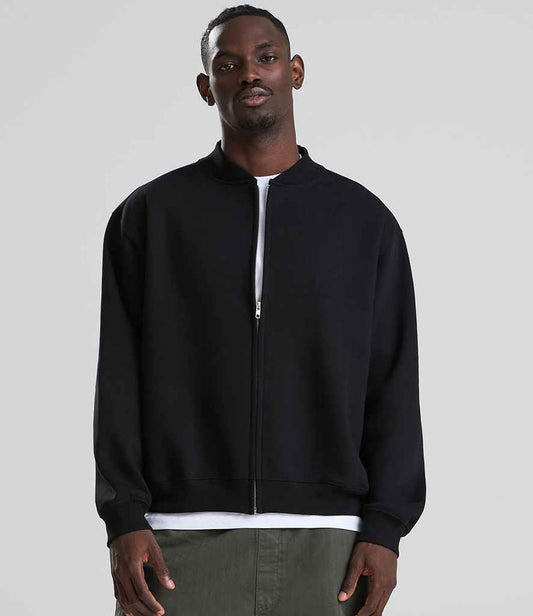 AWDis Signature Heavyweight Bomber Sweat Jacket - JH124 DBK XS