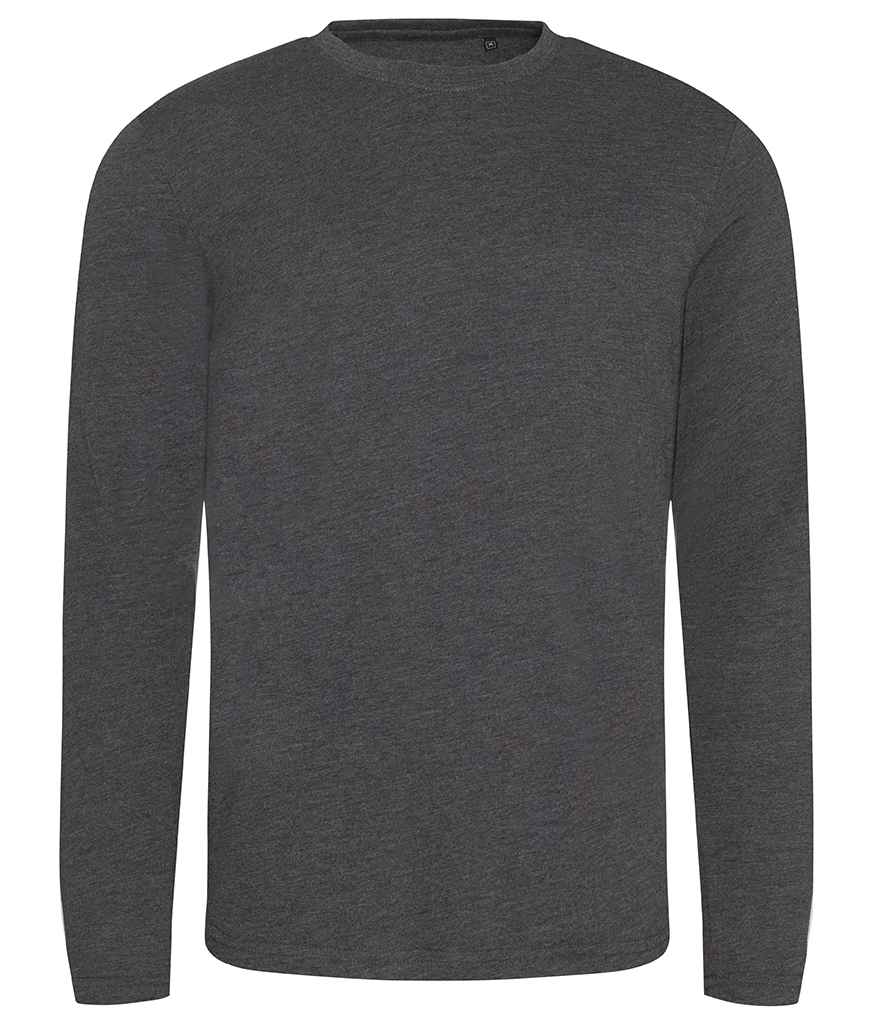 AWDis – T-shirt z długim rękawem, składający się z trzech mieszanek