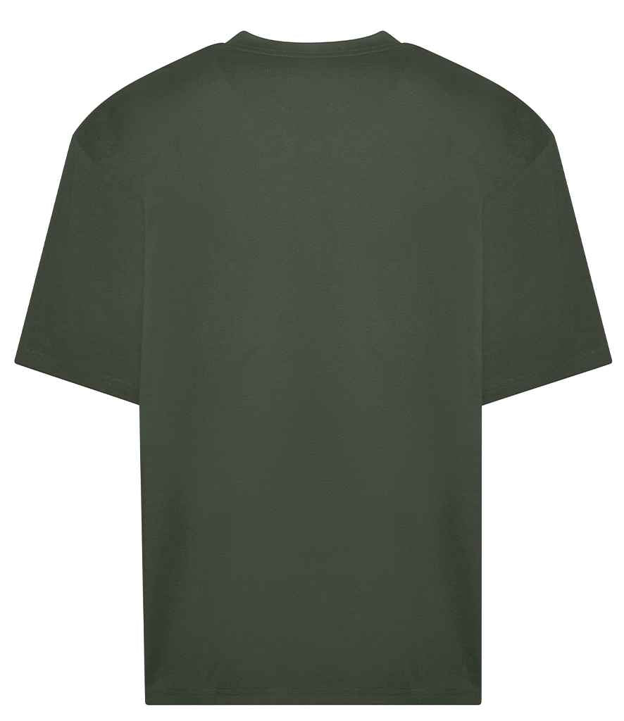 AWDis - Unisex Oversize 100 T-Shirt - Earthy Green (Back)