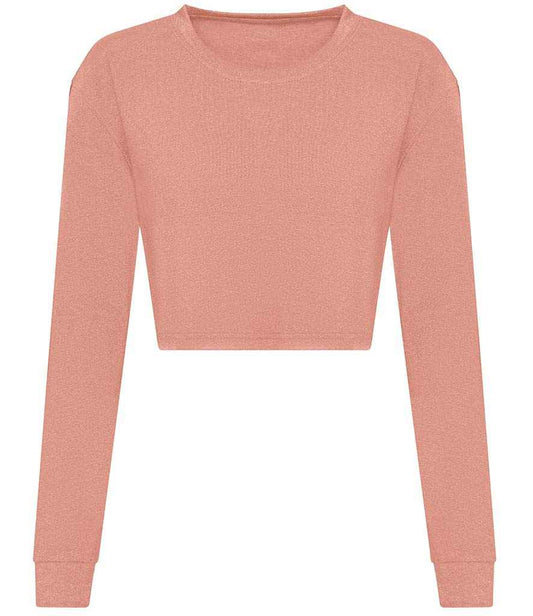 AWDis - Ladies Long Sleeve Cropped T-Shirt - JT016 DYP XS