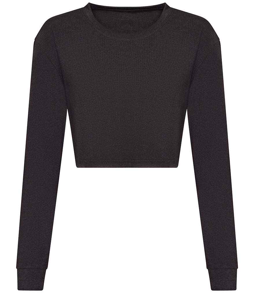 AWDis - Ladies Long Sleeve Cropped T-Shirt - Pierre Francis