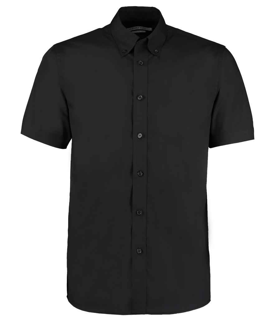 Kustom Kit - Short Sleeve Classic Fit Workforce Shirt - K100 BLK S