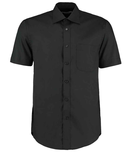 Kustom Kit - Short Sleeve Classic Fit Business Shirt - K102 BLK 14.5