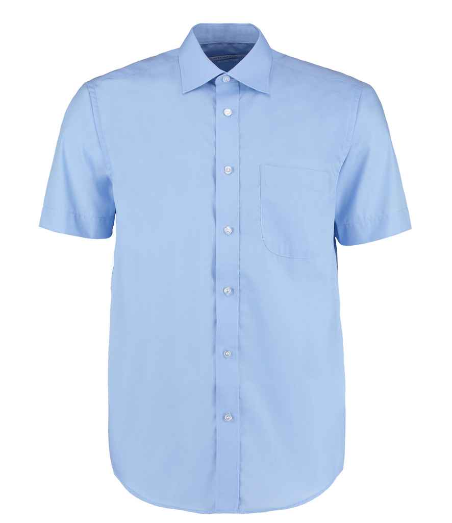 Kustom Kit - Short Sleeve Classic Fit Business Shirt - K102 BLK 14.5