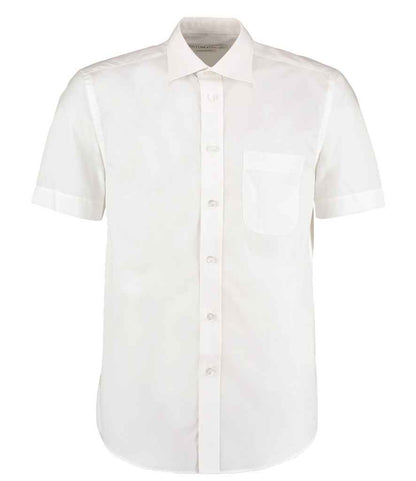 Kustom Kit - Short Sleeve Classic Fit Business Shirt - K102 WHI 14.5