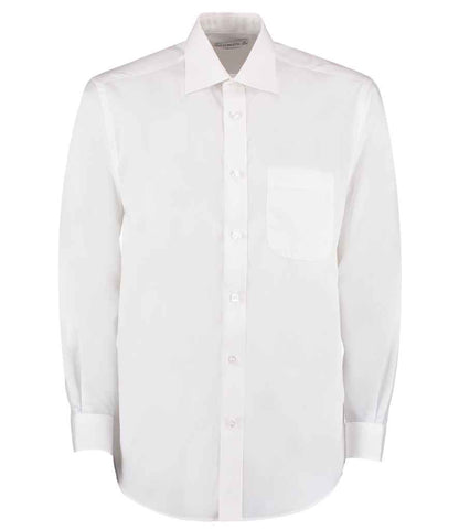 Kustom Kit - Long Sleeve Classic Fit Business Shirt - K104 BLK 14.5
