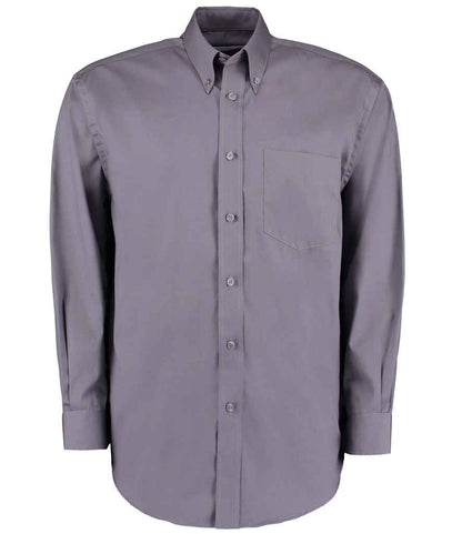 Kustom Kit - Premium Long Sleeve Classic Fit Oxford Shirt - K105 CHA 14.5