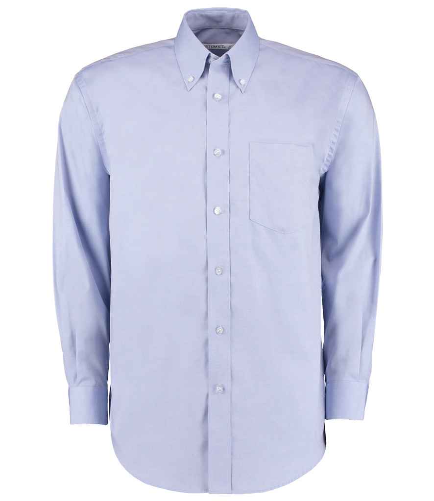 Kustom Kit - Premium Long Sleeve Classic Fit Oxford Shirt - K105 WHI 13.5