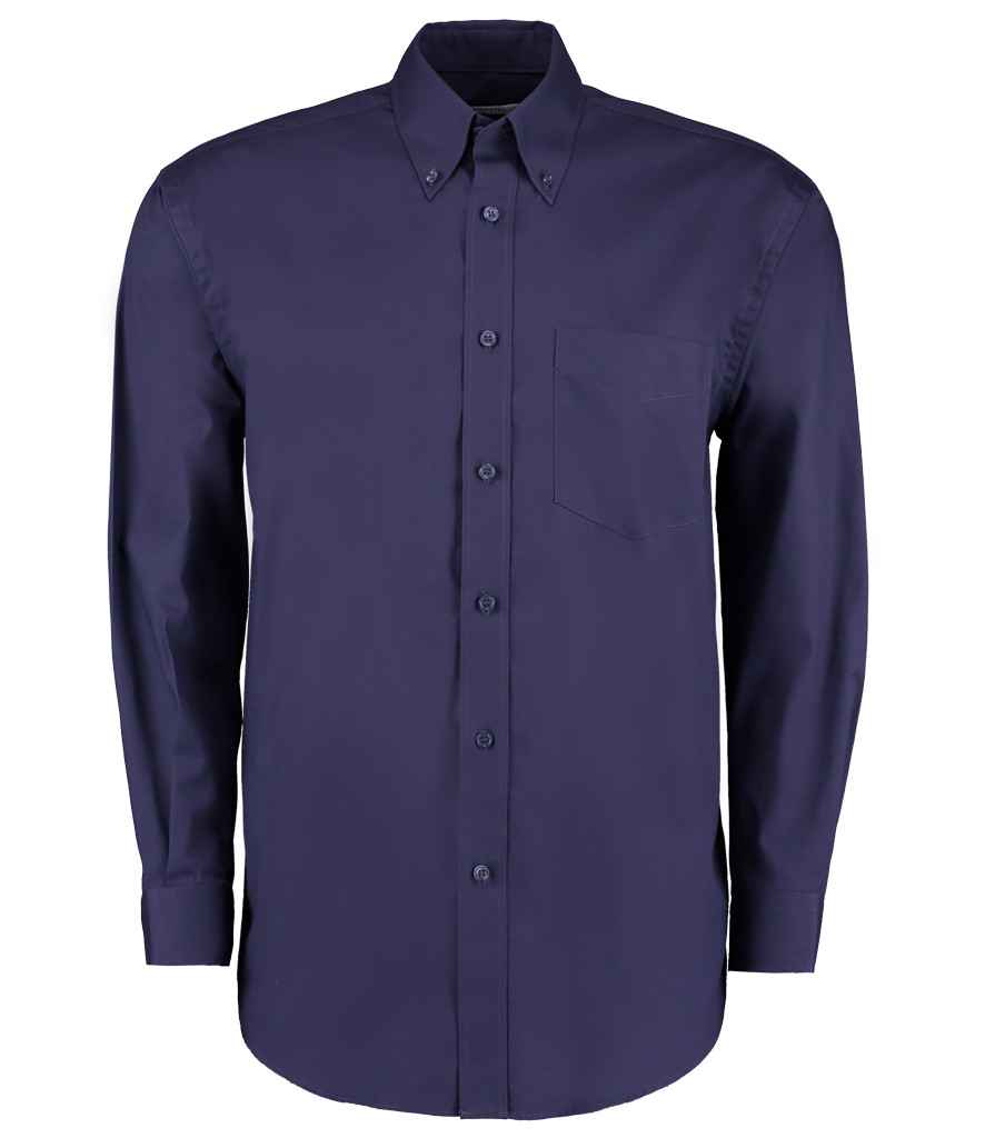 Kustom Kit - Premium Long Sleeve Classic Fit Oxford Shirt - K105 MNV 14.5
