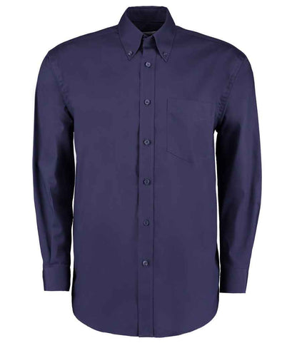 Kustom Kit - Premium Long Sleeve Classic Fit Oxford Shirt - K105 MNV 14.5