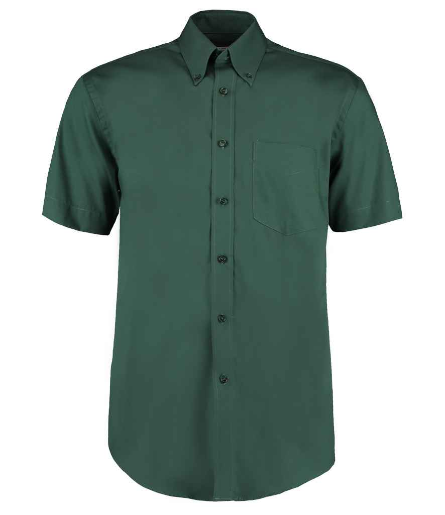 Kustom Kit - Premium Short Sleeve Classic Fit Oxford Shirt - Pierre Francis