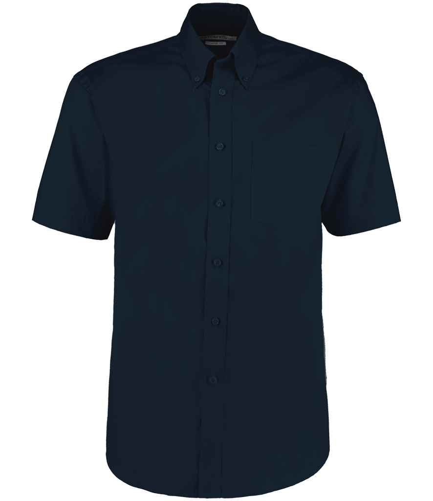 Kustom Kit - Premium Short Sleeve Classic Fit Oxford Shirt - Pierre Francis